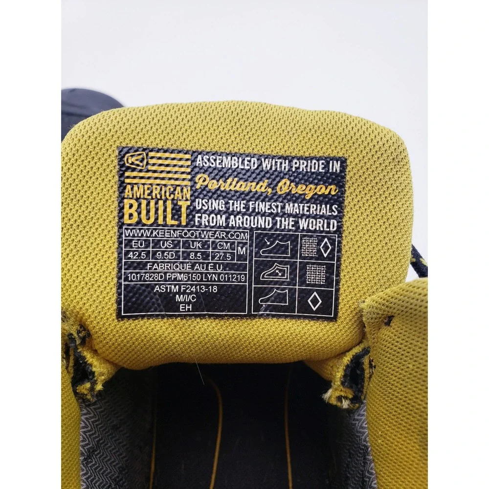 Keen Utility Men's Logandale Waterproof Steel Toe Work‎ Boot Size 9.5 D